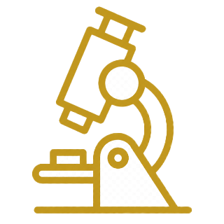 Ícone de microscopia clínica
